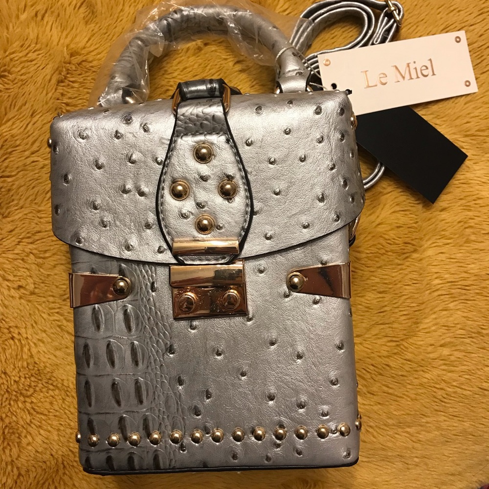 Nwt Le Miel crossbody boxy purse.